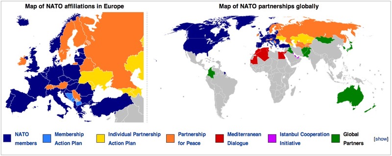 Source: NATO, Wikipedia.